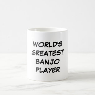 Taza De Café "Taza del jugador más grande del banjo del mundo"