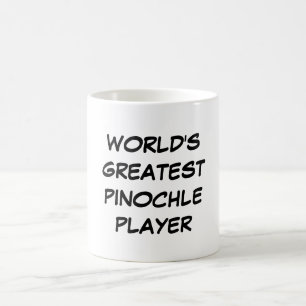 Taza De Café "Taza del jugador más grande del Pinochle del