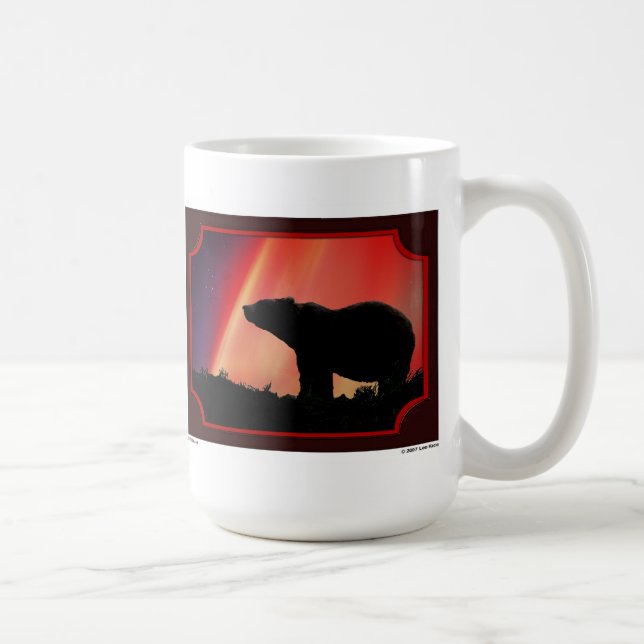 Taza De Café "Taza del oso del alcohol" (Derecha)
