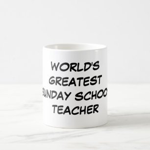 Taza De Café "Taza del profesor de la escuela dominical más