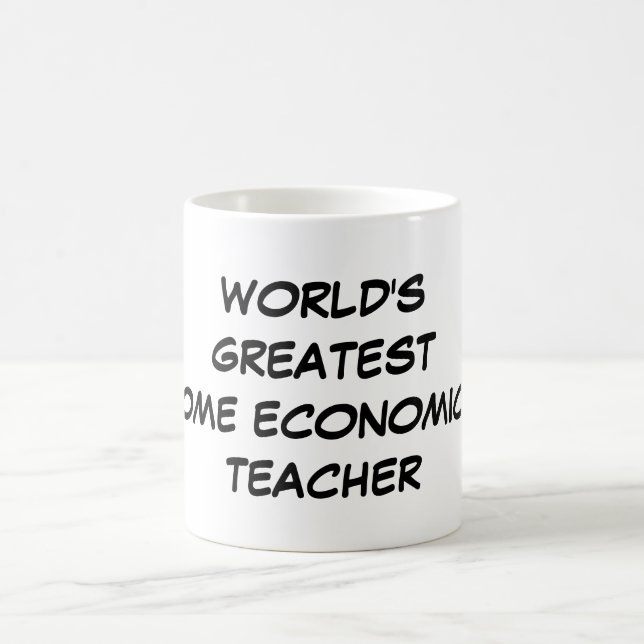 Taza De Café "Taza del profesor más grande de la economía (Centro)