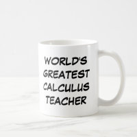 "Taza del profesor más grande del cálculo del