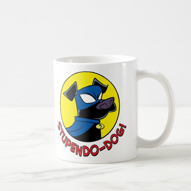 Taza De Café ¡Taza del Stupendo-Perro! (Derecha)