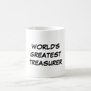 Taza De Café "Taza del tesorero más grande del mundo"