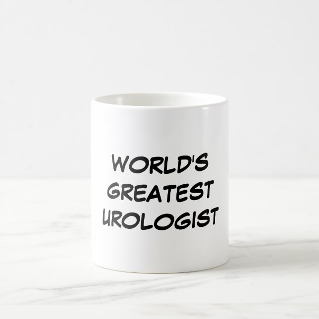 Taza De Café "Taza del urólogo más grande del mundo" (Centro)