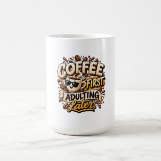 Taza De Café Taza Divertida Café Primero Madurar Después