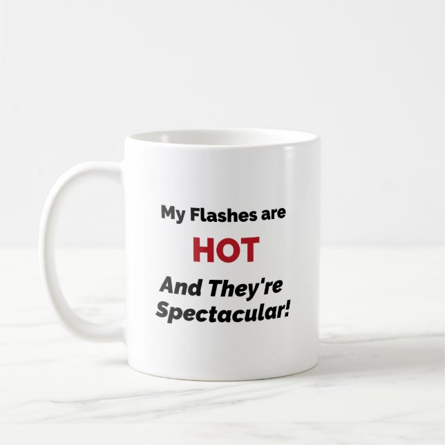 Taza De Café ¡Taza divertida del flash caliente - gran regalo (Izquierda)
