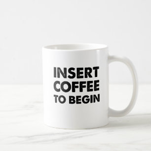 Taza De Café Taza Divertida Insertar Café