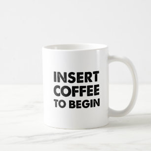 Taza De Café Taza Divertida Insertar Café