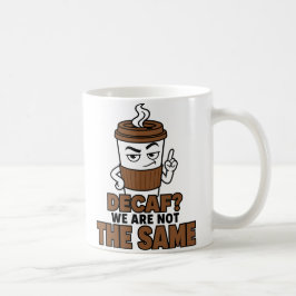 Taza De Café Taza Divertida Para Amantes Del Café Decaf No Es L