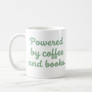 Taza De Café Taza divertida para lectores impulsada por café y