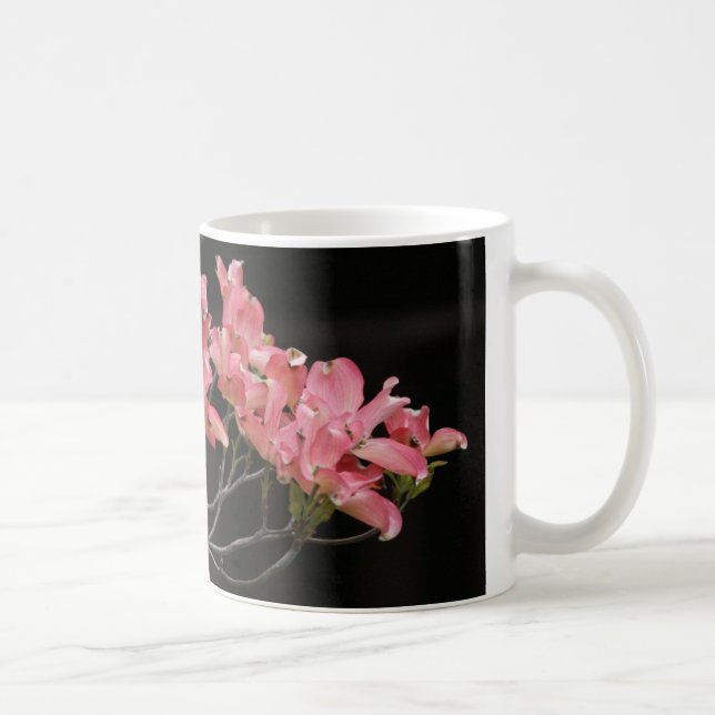 Taza De Café Taza, DOGWOOD ROSADO #2 (Derecha)