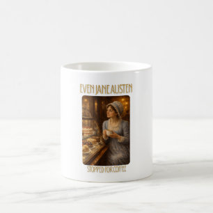 Taza De Café Taza Even Jane Austen Se Detuvo Para Café