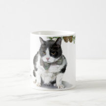 Taza: Felix, el gato, acampando en agosto