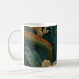 Taza De Café Taza floral botánica vintage | Café boho naturalez