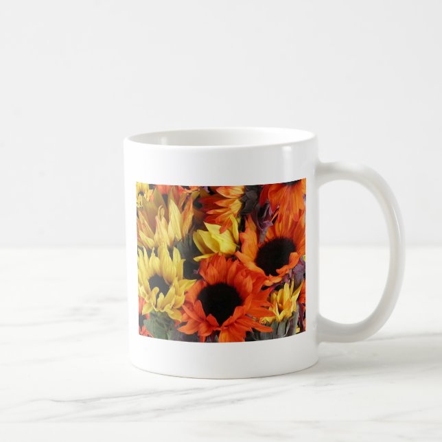 Taza De Café Taza, girasoles (Derecha)