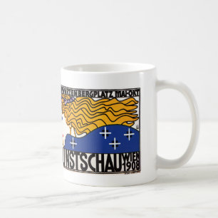 Taza De Café Taza: Kunstschau Wien por Loffler