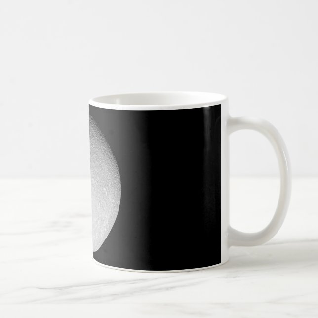 Taza De Café Taza: La luna Rhea de Saturn (Derecha)