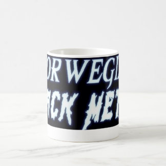 Taza De Café "Taza metalizado negra noruega "