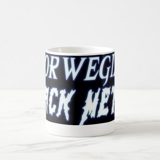 Taza De Café "Taza metalizado negra noruega " (Centro)