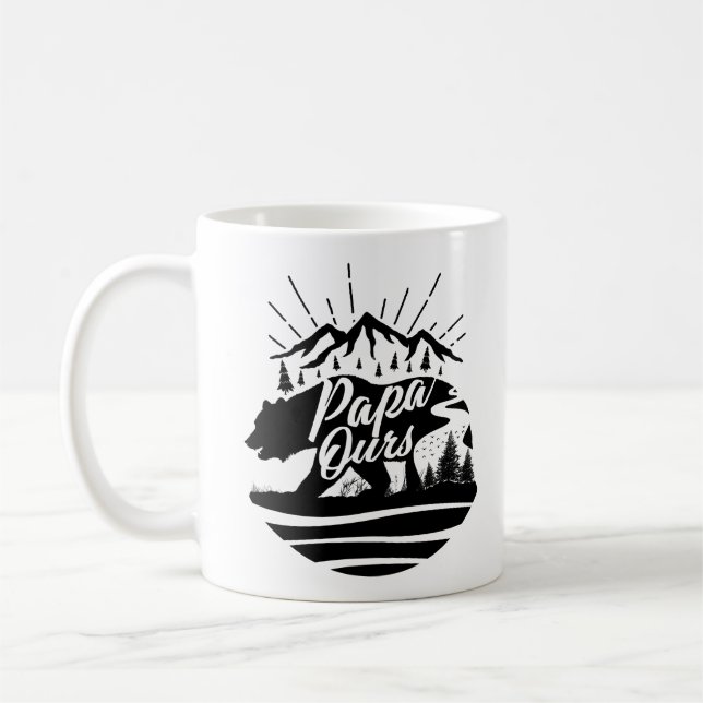 Taza De Café Taza/Mug Día del padre - Papá Oso (Izquierda)