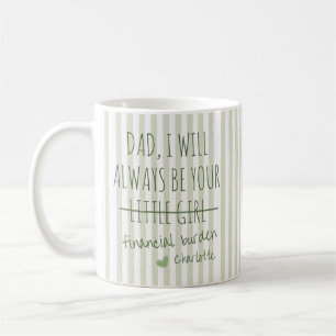 Taza De Café Taza: Papá, siempre seré tu carga financiera