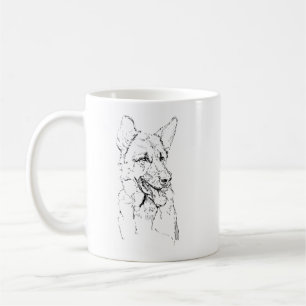 Taza De Café Taza Pastor Alemán, Mamá Perro Café Personalizado