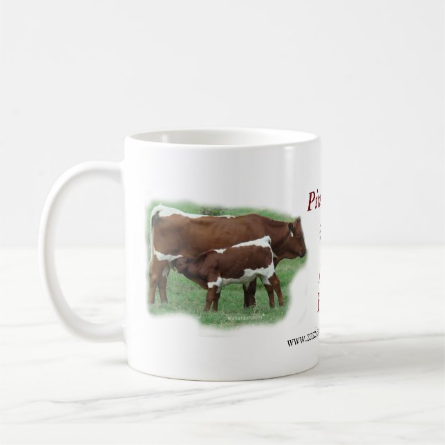 Taza De Café Taza-personalizar del carro y del becerro (Izquierda)