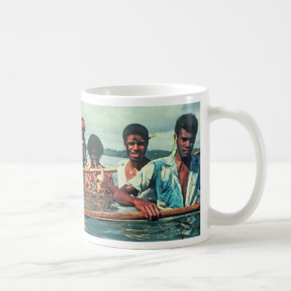 Taza De Café Taza, "pescando en el pueblo de Naivuruvuru, Fiji