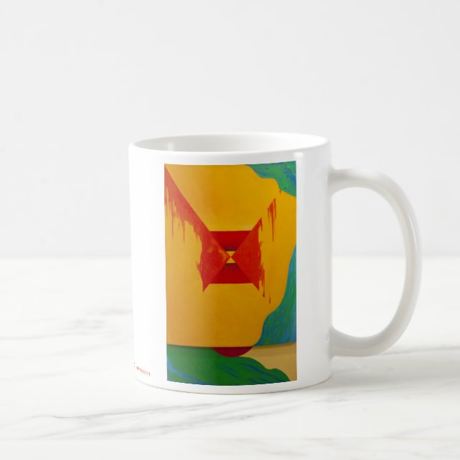 Taza De Café Taza: "Punto tropical " (Derecha)