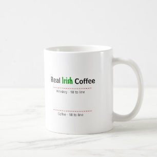 Taza De Café Taza real del humor del café irlandés