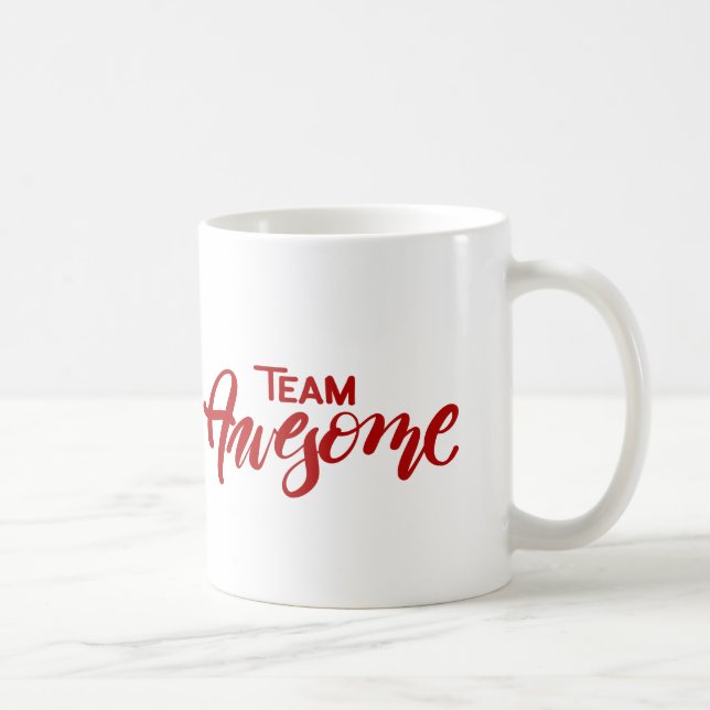 Taza De Café Taza-Rojo impresionante del equipo (Derecha)