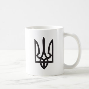 Taza De Café Taza/taza con el ucraniano Trydent (Trident,