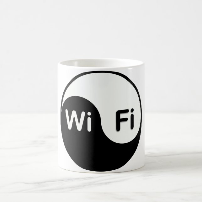 Taza De Café Taza/taza de Yin Yang Wi-Fi (Centro)