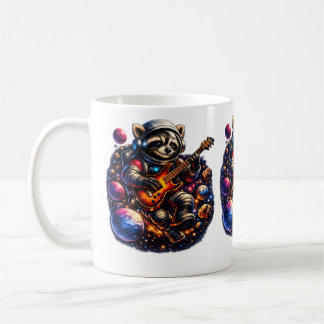 Taza De Café TazaMapache astronauta rockero – Música entre plan