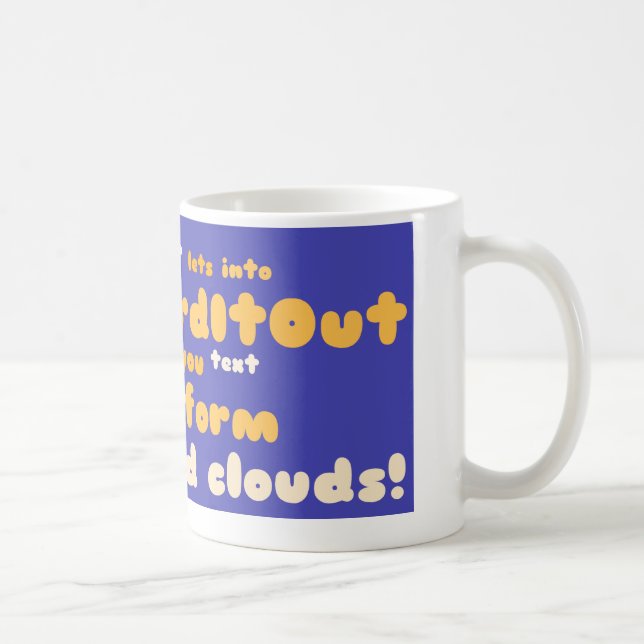Taza De Café Tazas: envuelto alrededor de la disposición (Derecha)