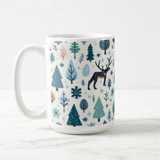 Taza De Café tazón con reno invernal