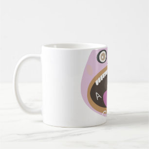 Taza De Café tazón de boca abierta personalizado lindo
