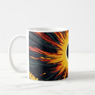 Taza De Café tazón de café clásico con diseño solar