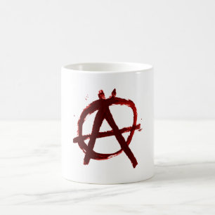 Taza De Café tazón de café con anarquía, libertad en cada sip