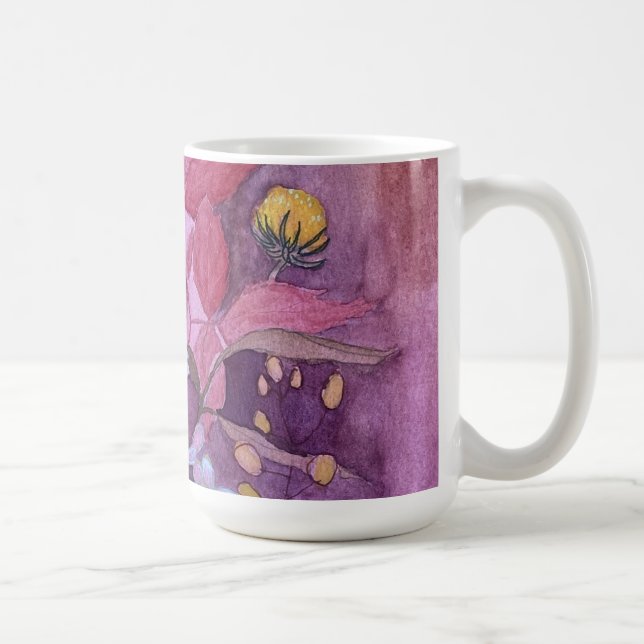 Taza De Café tazón de café con flores (Derecha)