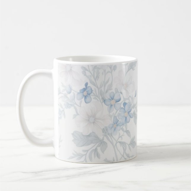 Taza De Café tazón de café con flores (Izquierda)
