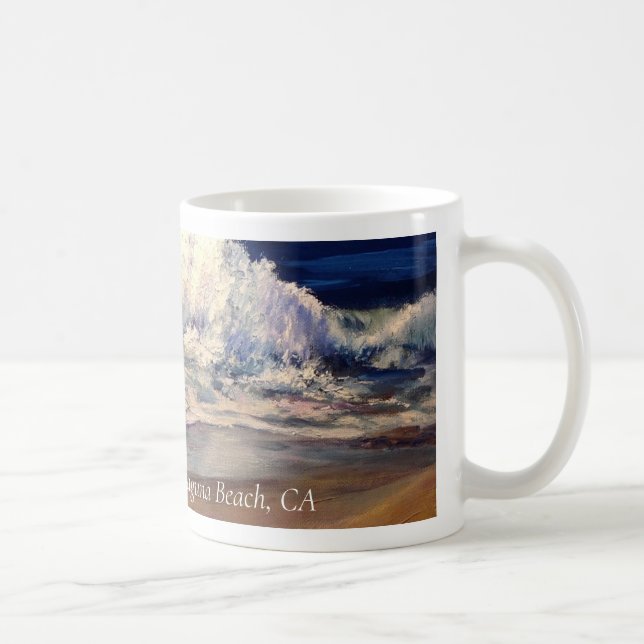 Taza De Café tazón de café con imagen de playa (Derecha)