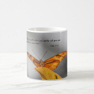 Taza De Café tazón de café con mariposa