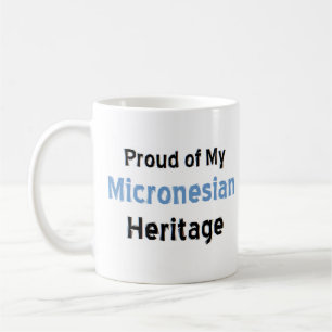 Taza De Café tazón de café con patrimonio micronesio