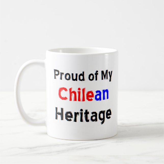 Taza De Café tazón de café de herencia chilena (Izquierda)