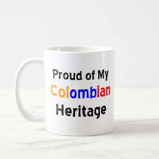 Taza De Café tazón de café de herencia colombiana (Izquierda)