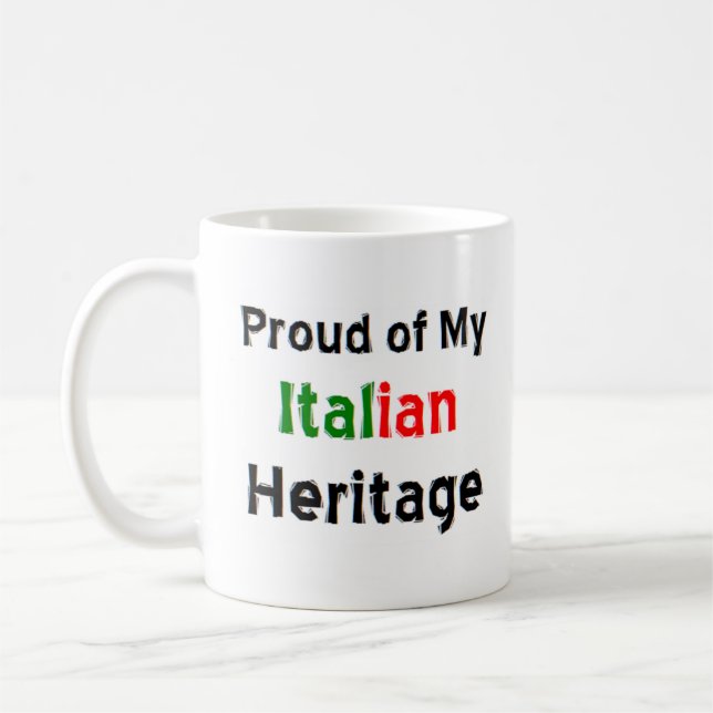 Taza De Café tazón de café de herencia italiana (Izquierda)