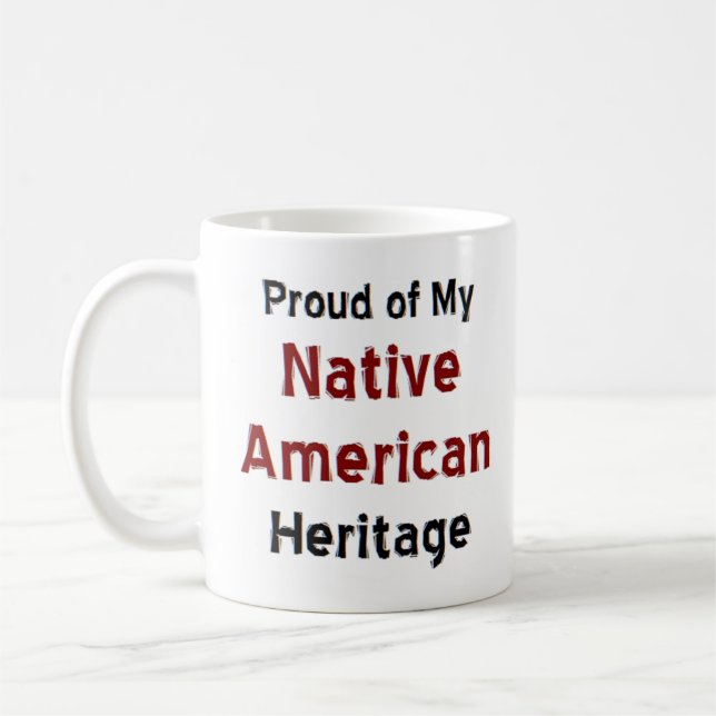 Taza De Café tazón de café de herencia nativa americana (Izquierda)