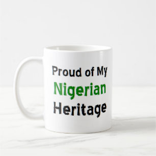 Taza De Café tazón de café de herencia nigeriana
